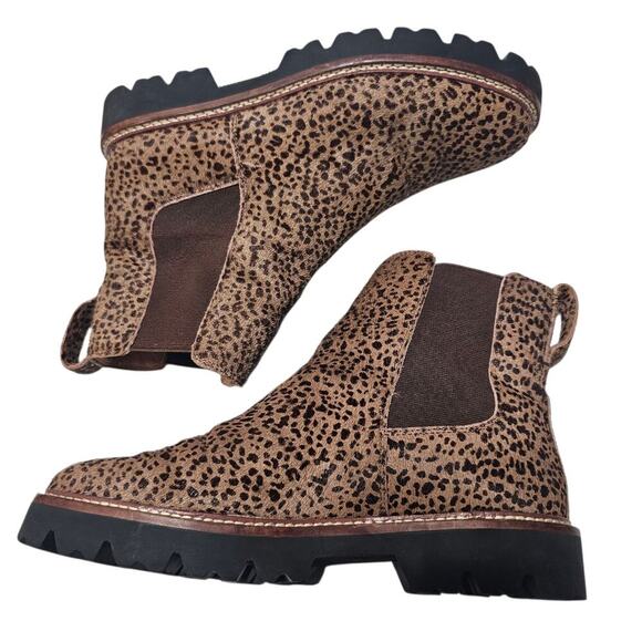 MADEWELL The Citywalk Lugsole Chelsea Boot in Calf Hair - Picture 1 of 7